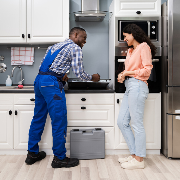 can you provide an estimate for cooktop repair before beginning any work in Plymptonville